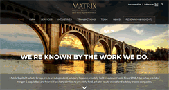 Desktop Screenshot of matrixcmg.com